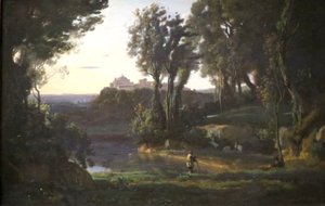 Sivusto Italiassa tekijältä Jean Baptiste Camille Corot